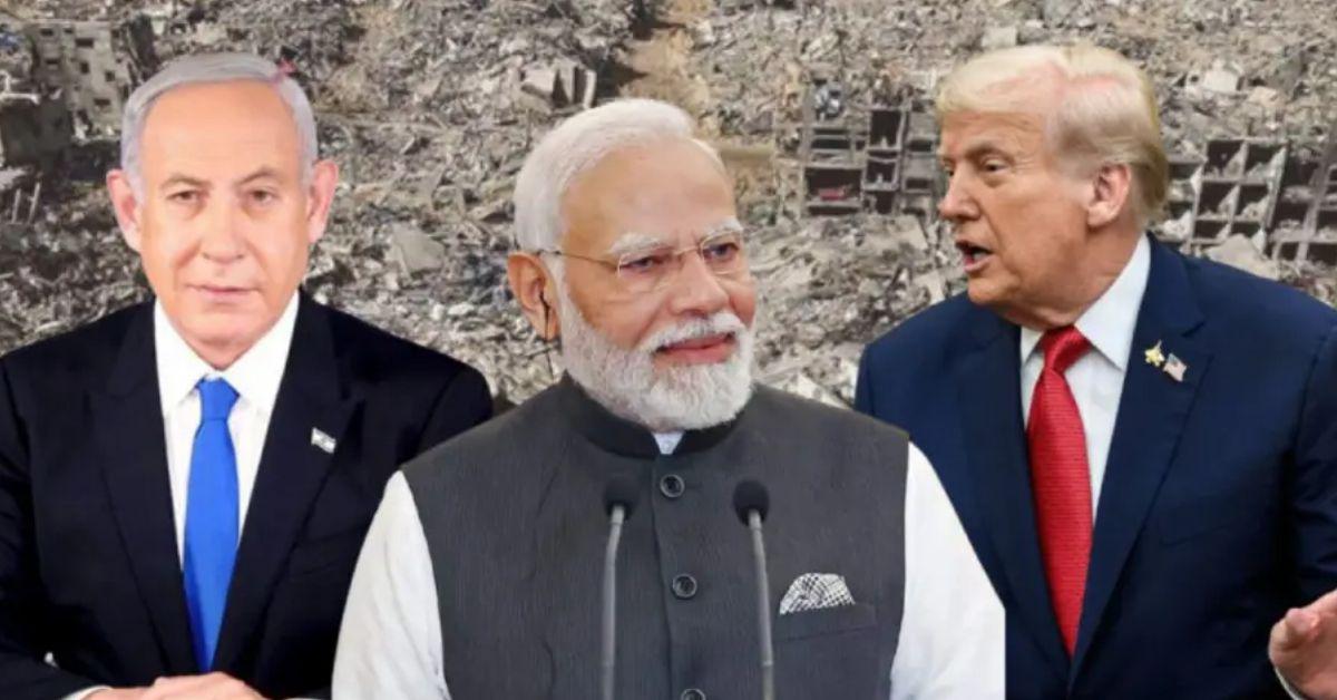 पीएम मोदी ने गाजा शांति योजना की सफलता पर ट्रंप और नेतन्याहू को दी बधाई