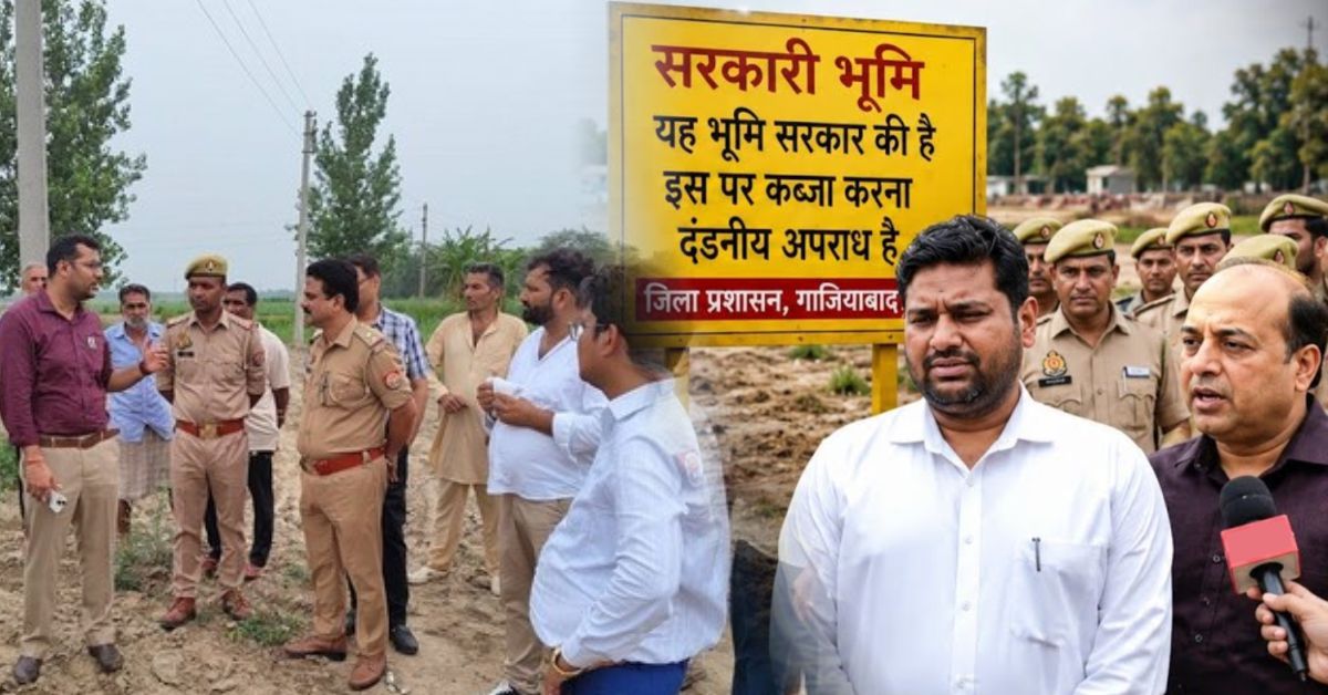 गाजियाबाद में 250 करोड़ की सरकारी जमीन पर चला प्रशासन का एक्शन, कब्जा मुक्त कर SIT जांच के आदेश