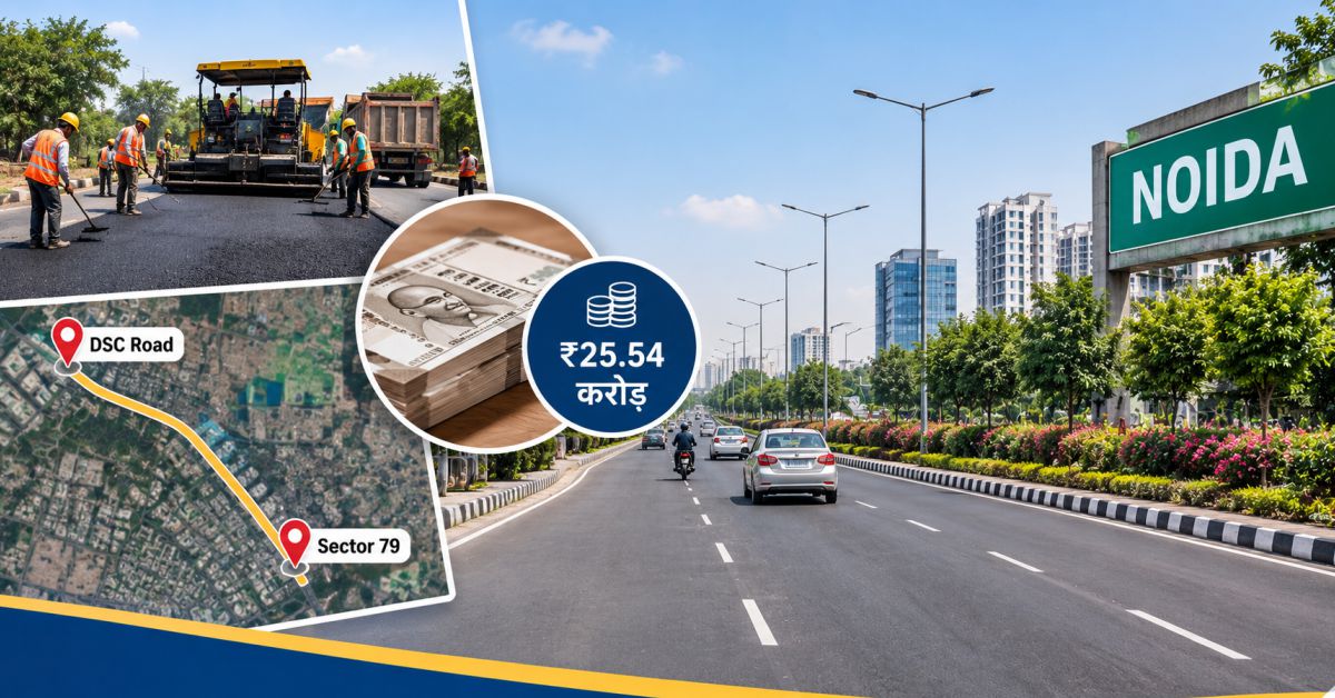नोएडा की सड़कों का बदलेगा रूप, Model Road Project पर करोड़ों रुपये खर्च करने की तैयारी