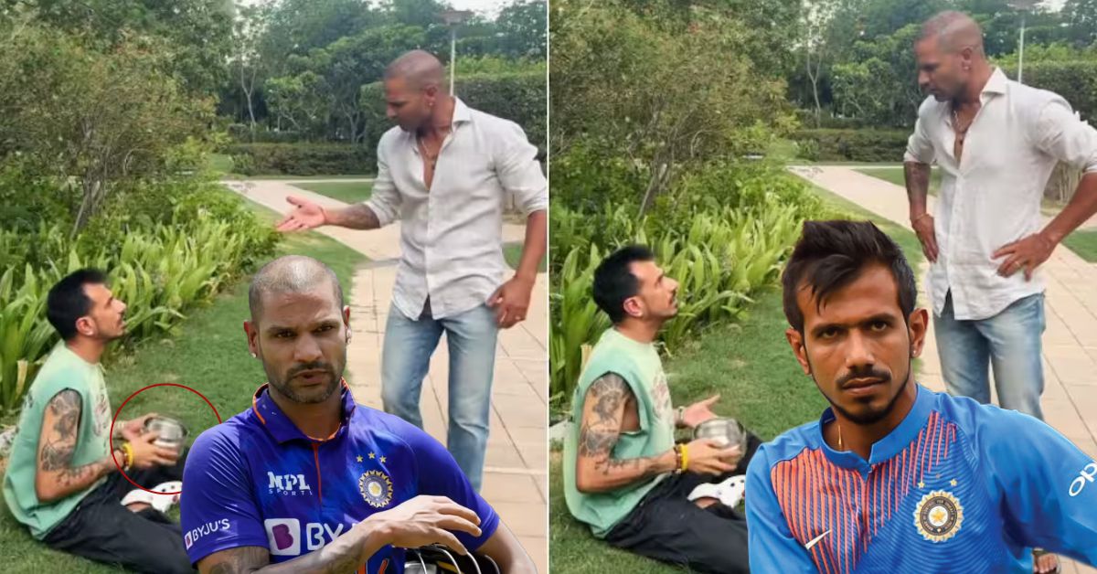 चहल अब भिखारी बन गया है!' शिखर धवन के मजाक पर हंसी नहीं रोक पाए फैंस, वीडियो वायरल