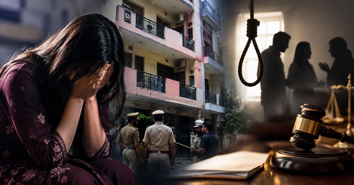 नोएडा में महिला ने फंदा लगाकर की आत्महत्या, पति-सास-ससुर पर दहेज उत्पीड़न का केस