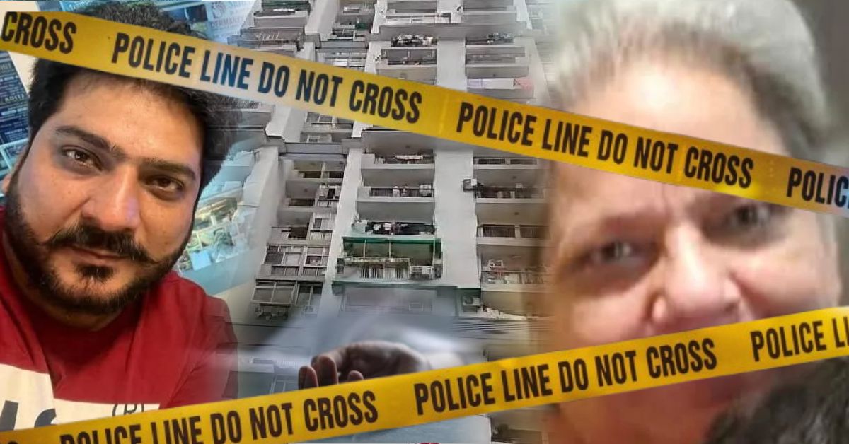 गाजियाबाद की डबल डेथ मिस्ट्री: बेटे ने 13वीं मंजिल से छलांग लगाई, घर में मां का शव मिला