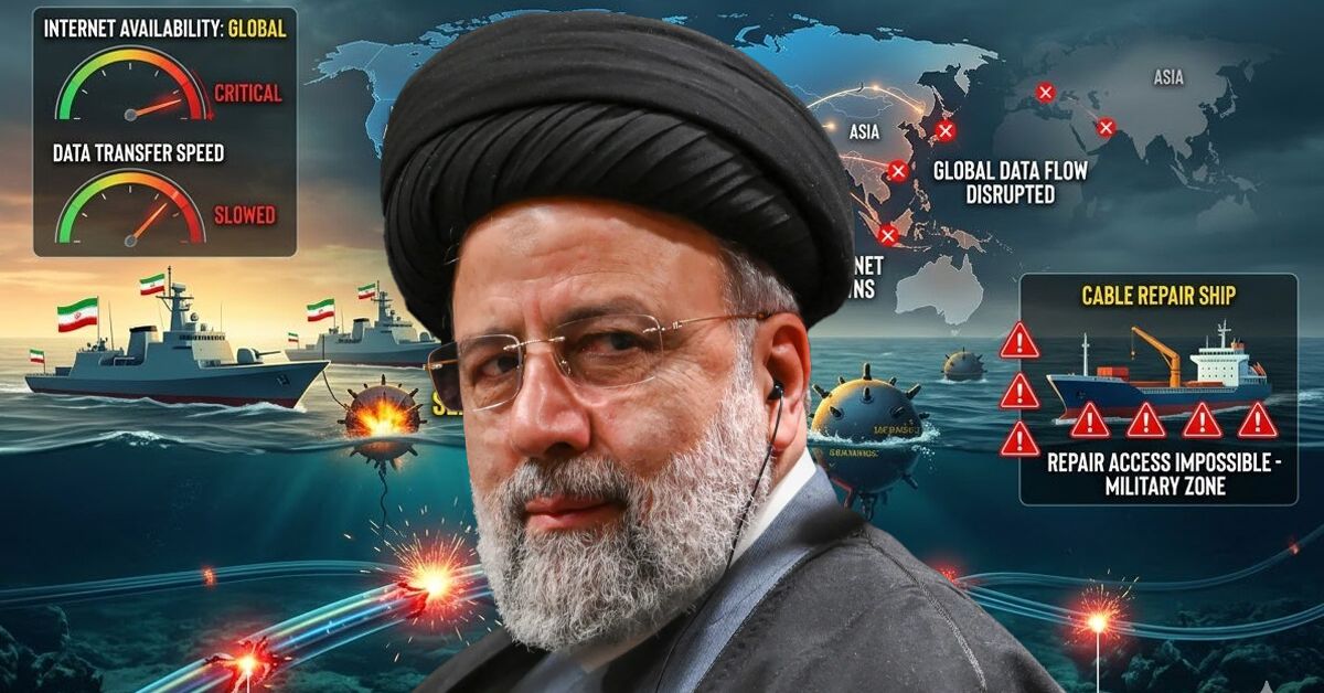 हॉर्मुज़ में खतरे की घंटी: ईरान की चेतावनी से अंडरसी इंटरनेट केबल्स पर मंडराया संकट