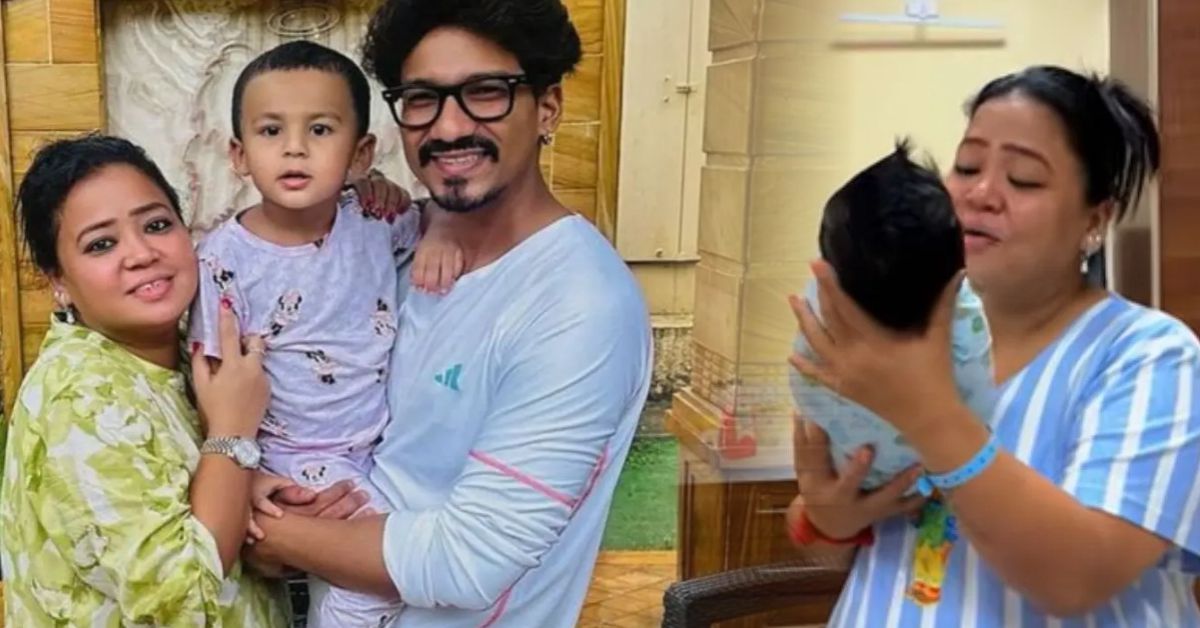 भारती सिंह और हर्ष लिंबाचिया दूसरी बार बने पेरेंट्स: बेटे काजू को गोद में लिया