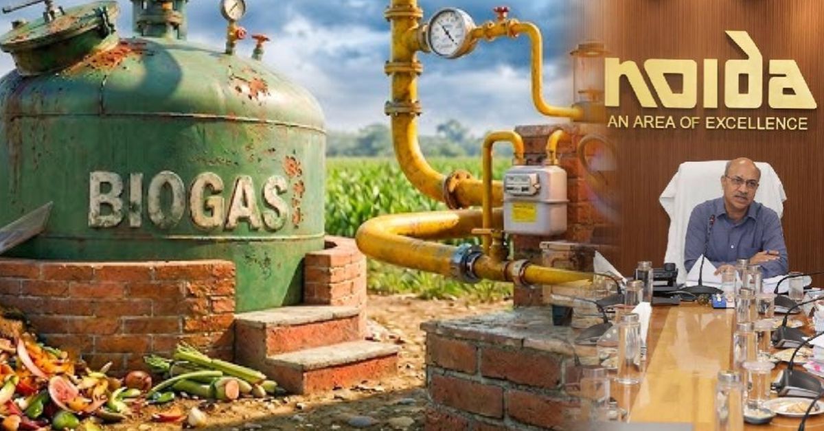 नोएडा में 250 करोड़ का CBG प्लांट: गीले कचरे से बनेगी बायोगैस, शहर में होगा उपयोग