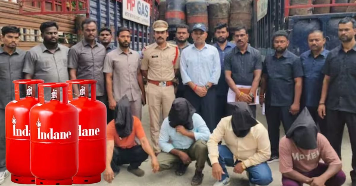 हैदराबाद में अवैध LPG रैकेट का भंडाफोड़: 10 गिरफ्तार, 414 सिलेंडर जब्त
