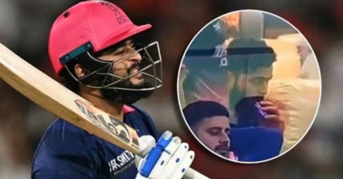 रियान पराग वेप करते कैमरे में कैद, लाइव मैच के बीच उठे सवाल- ड्रेसिंग रूम तक कैसे पहुंचा वेप?