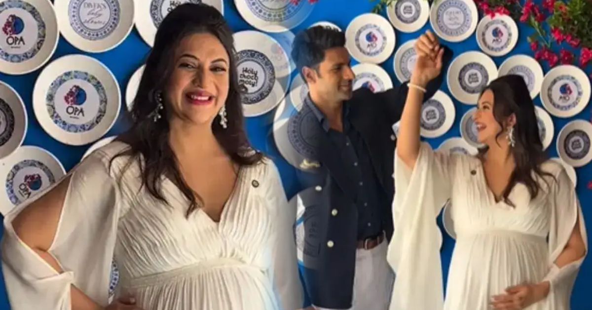 दिव्यांका त्रिपाठी का ग्रैंड बेबी शावर: व्हाइट गाउन में दिखीं &lsquo;इशि मां&rsquo;, जल्द बनेंगी मां