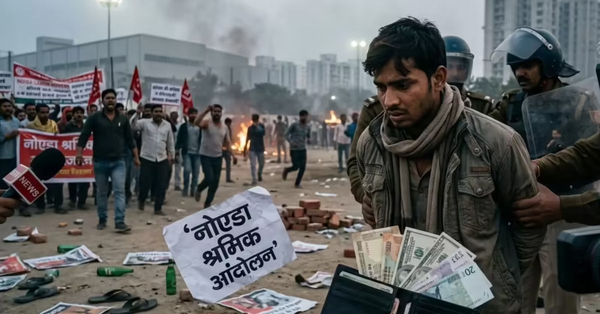 नोएडा श्रमिक आंदोलन में विदेशी फंडिंग का दावा, 1 करोड़ रुपये के ट्रांजेक्शन से बढ़ी जांच