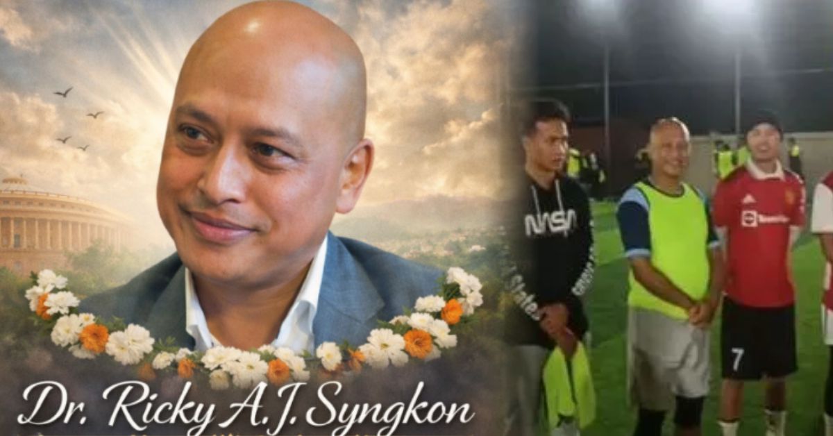 शिलांग सांसद रिकी एजे सिंग्कोन का निधन: फुटबॉल खेलते समय गिरे, मेघालय में शोक की लहर