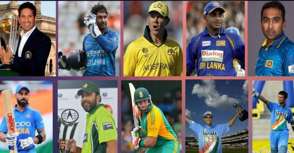 वनडे क्रिकेट में सबसे ज्यादा रन बनाने वाले टॉप-10 बल्लेबाज, 4 भारतीयों का दबदबा