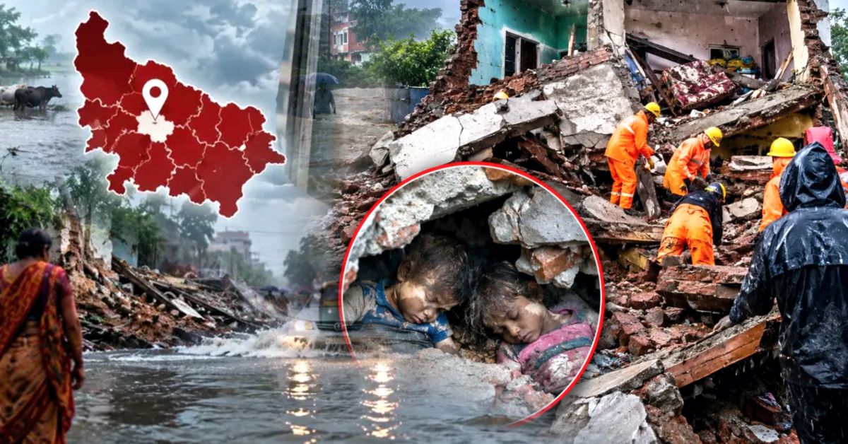 बारिश का कहर! यूपी में 56 की मौत, बाढ़ का बढ़ा खतरा 