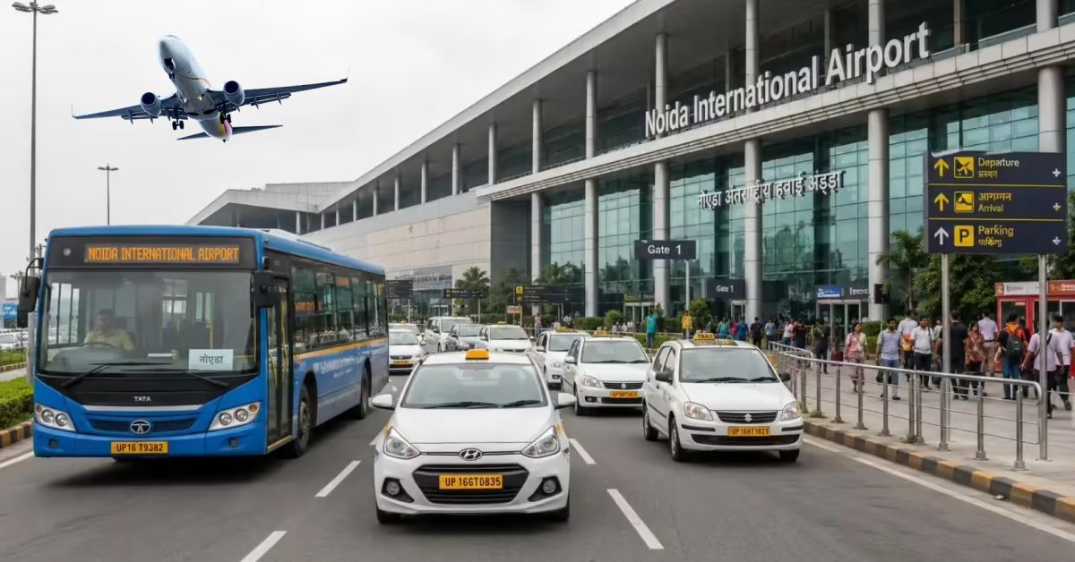 नोएडा इंटरनेशनल एयरपोर्ट पर यात्रियों को मिलेगी बेहतर कनेक्टिविटी, बस और कैब सेवाएं होंगी शुरू