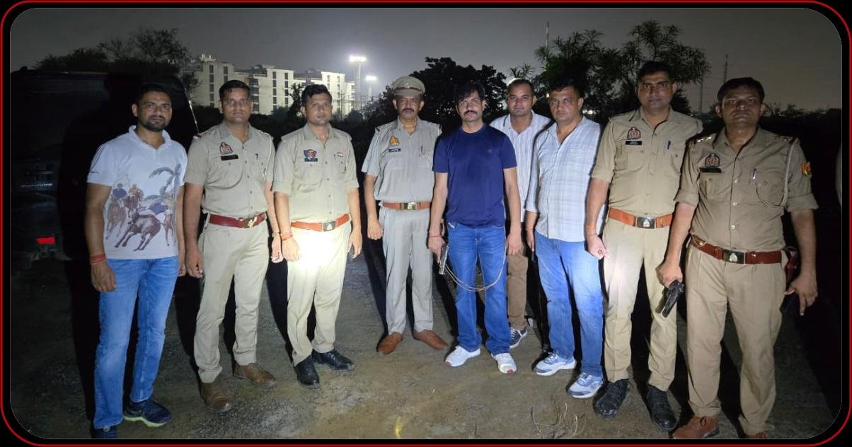 नोएडा एनकाउंटर: पुलिस मुठभेड़ में बदमाश के पैर में लगी गोली 