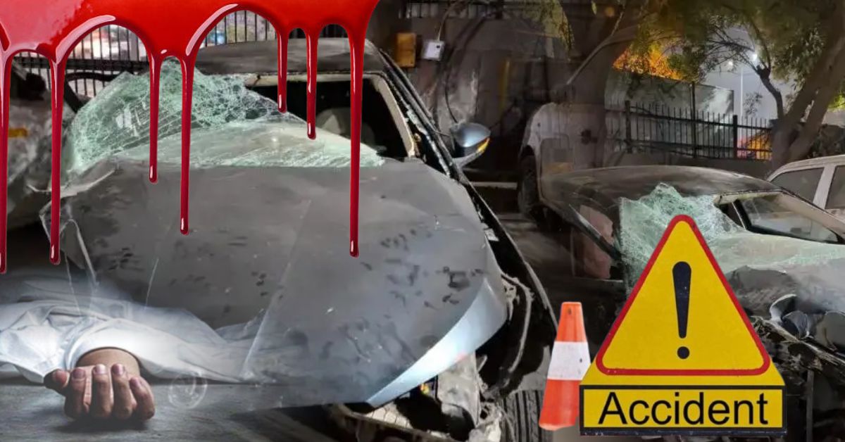 नोएडा सेक्टर‑71 सड़क हादसा: तेज़ रफ्तार स्कोडा कार डिवाइडर से टकराई, एक की मौत, दो गंभीर घायल