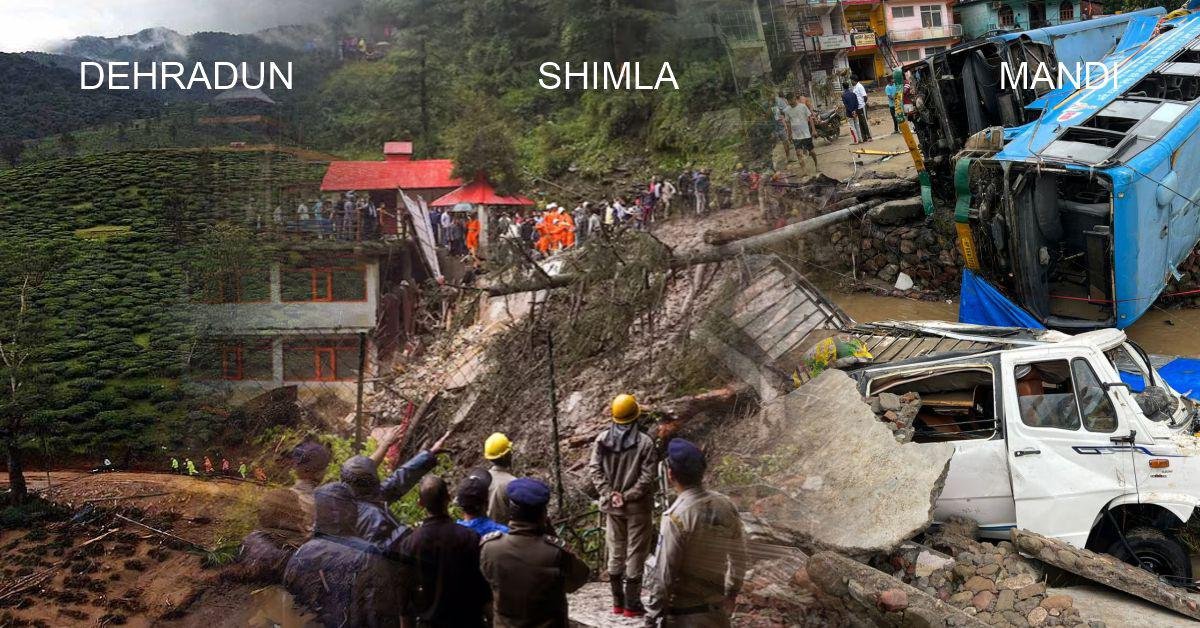 उत्तर भारत में भारी बारिश: उत्तराखंड-हिमाचल में तबाही