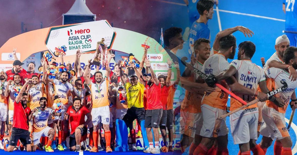  भारत ने मेंस हॉकी एशिया कप 2025 जीता, साउथ कोरिया को 4-1 से हराया