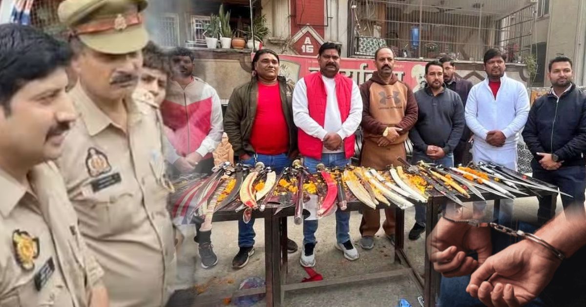 गाजियाबाद: हिंदू रक्षा दल के 6 कार्यकर्ता तलवार वितरण मामले में गिरफ्तार