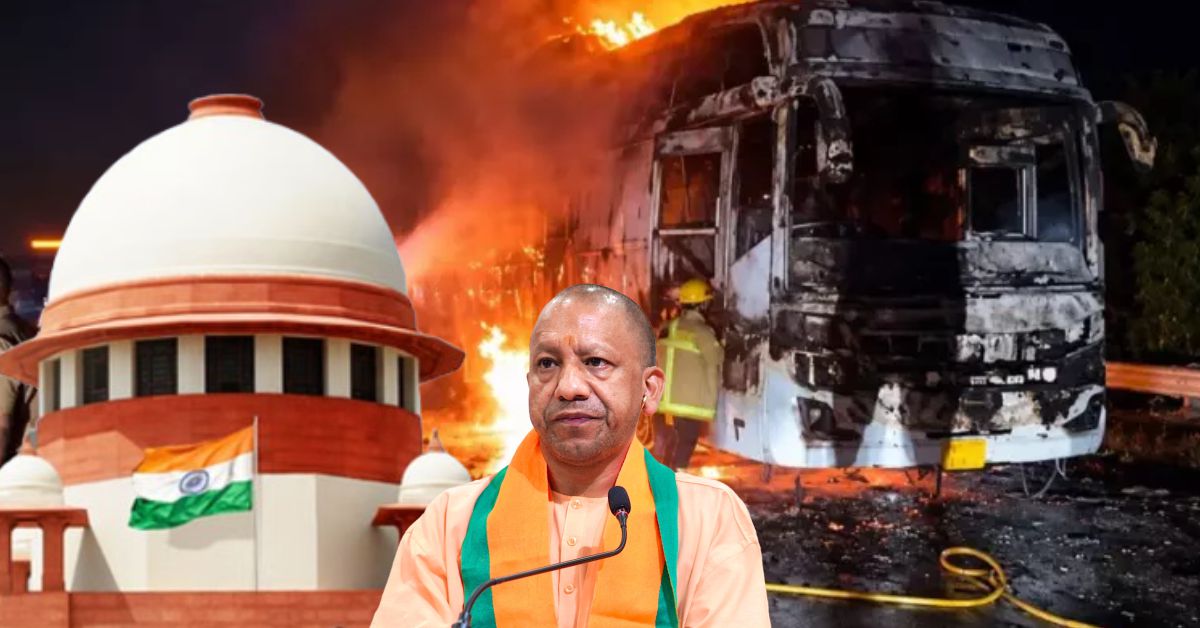 ग्रेटर नोएडा बस आग मामले में सुप्रीम कोर्ट ने मांगी रिपोर्ट, सुरक्षा पर सवाल