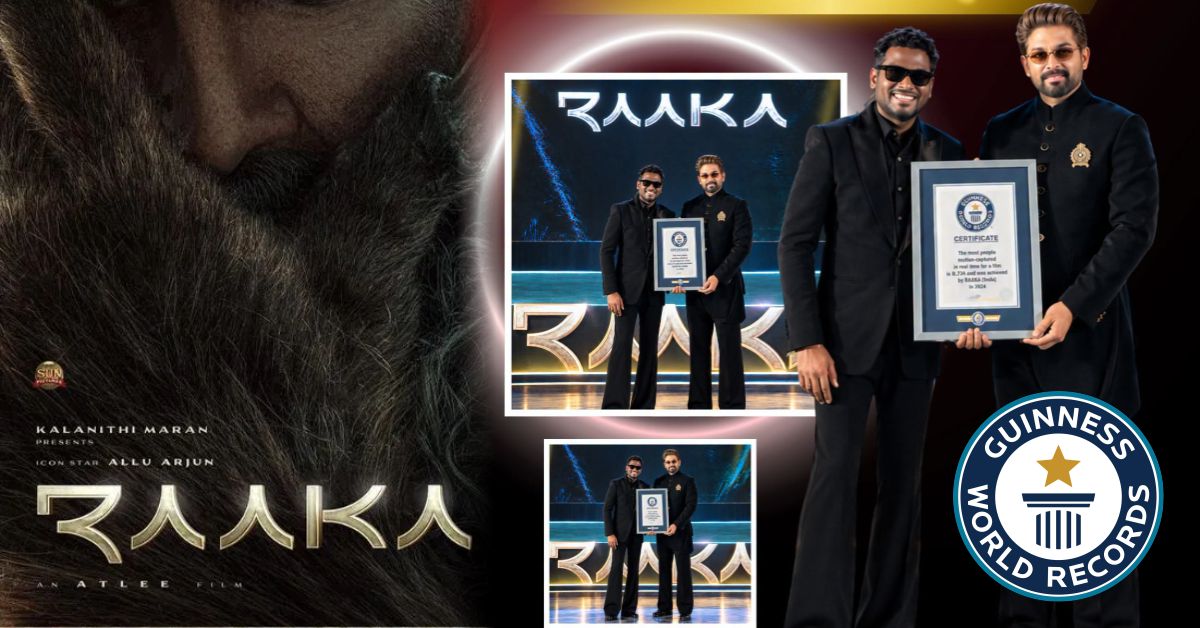 रिलीज से पहले ही अल्लू अर्जुन की &lsquo;राका&rsquo; ने बनाया Guinness World Record