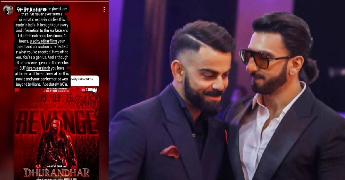 विराट कोहली भी हुए &lsquo;धुरंधर-2&rsquo; के फैन, रणवीर सिंह की एक्टिंग की जमकर तारीफ