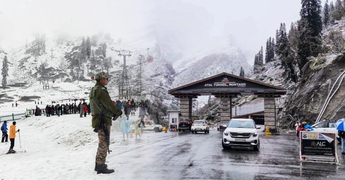 हिमालय में बर्फबारी से सफेद हुए पहाड़, मैदानी इलाकों में बढ़ी ठंड