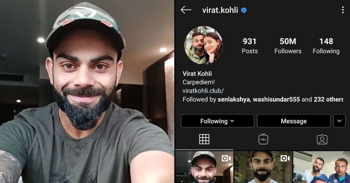 विराट कोहली का इंस्टाग्राम वापस, अचानक गायब होने के बाद प्रशंसकों को बड़ी राहत