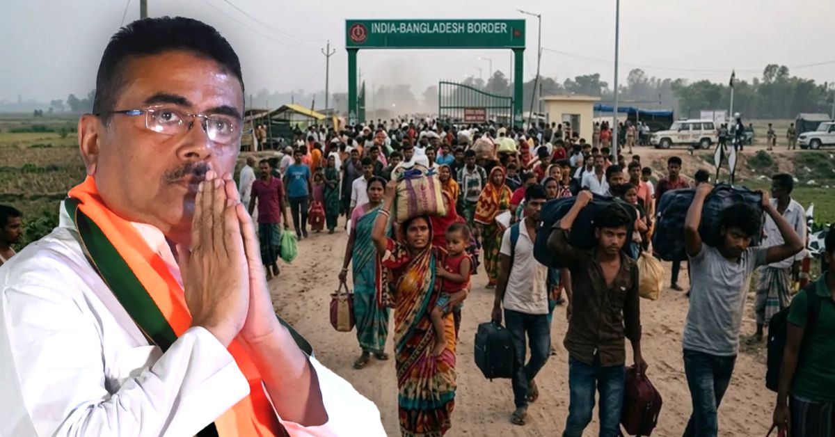पश्चिम बंगाल में शुभेंदु अधिकारी का बड़ा दावा- 4,800 घुसपैठिए भेजे गए बांग्लादेश