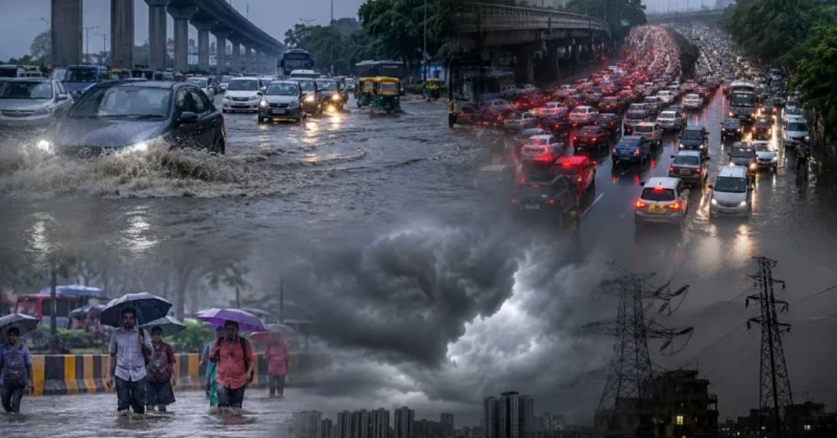 Delhi NCR Rain: भारी बारिश से दिल्ली, नोएडा, गाजियाबाद, गुरुग्राम और फरीदाबाद में जलभराव, ट्रैफिक व्यवस्था प्रभावित