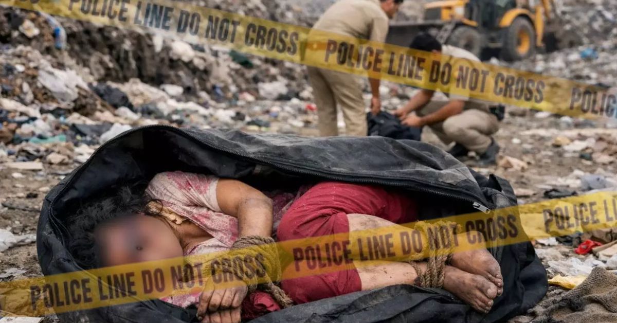नोएडा सेक्टर 142 डंपिंग यार्ड में महिला का शव मिला: चेहरे पर जलने के निशान, पुलिस जांच में जुटी