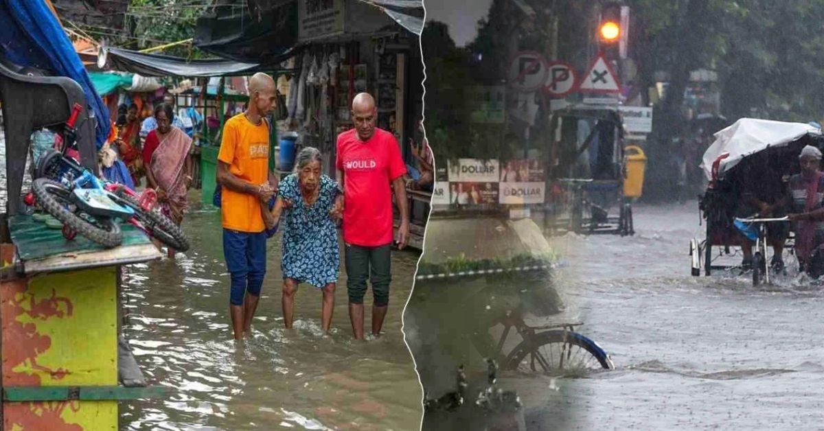 कोलकाता में भारी बारिश से बाढ़, 5 की मौत: सड़कें और मेट्रो सेवाएं प्रभावित
