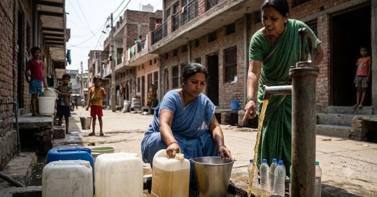 नोएडा के कई सेक्टरों में गंदा और बदबूदार पानी, लोग बोतलबंद पानी खरीदने को मजबूर