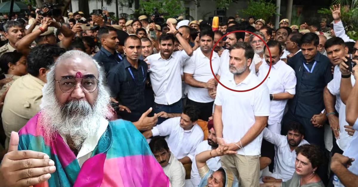 पीएम आवास के बाहर राहुल गांधी के धरने पर आचार्य प्रमोद कृष्णम का हमला, लगाए गंभीर आरोप