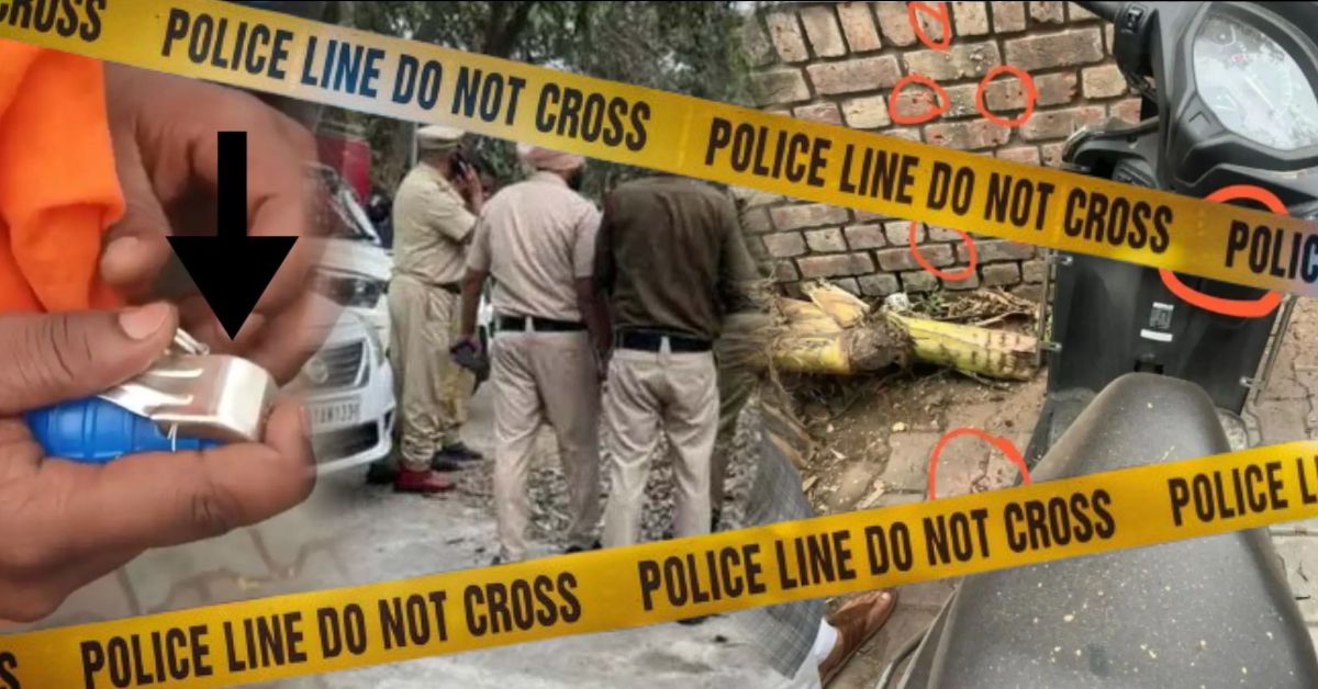चंडीगढ़ BJP ऑफिस ब्लास्ट: CCTV में कैद संदिग्ध, ग्रेनेड हमले के नए वीडियो वायरल