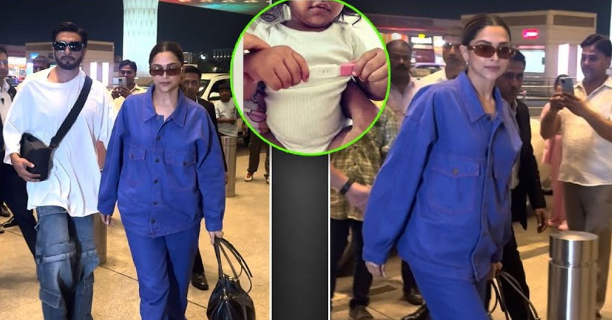प्रेग्नेंसी के बाद पहली बार नजर आईं दीपिका पादुकोण, एयरपोर्ट पर रणवीर सिंह ने रखा खास ख्याल   