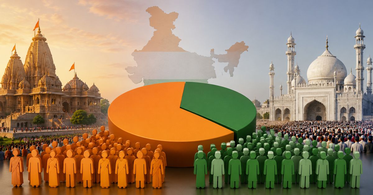 2050 तक भारत में कितनी होगी हिंदू और मुस्लिम आबादी? रिपोर्ट में सामने आए बड़े अनुमान