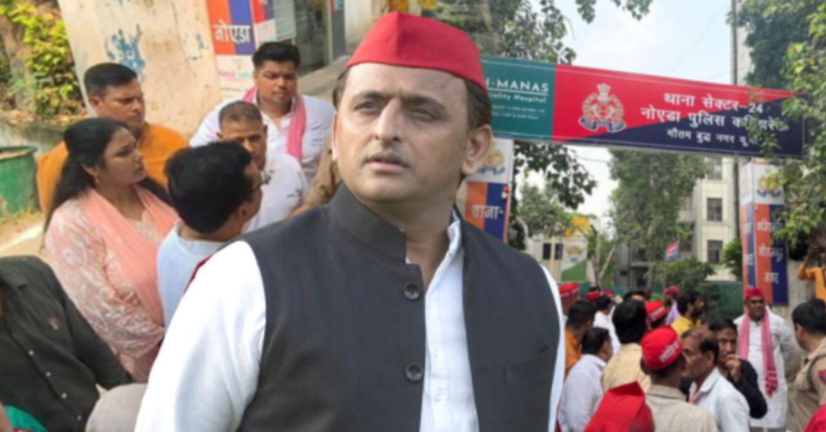 नोएडा में विजयादशमी पर विवादित पोस्टर: सपा ने थाने में शिकायत दर्ज कराई