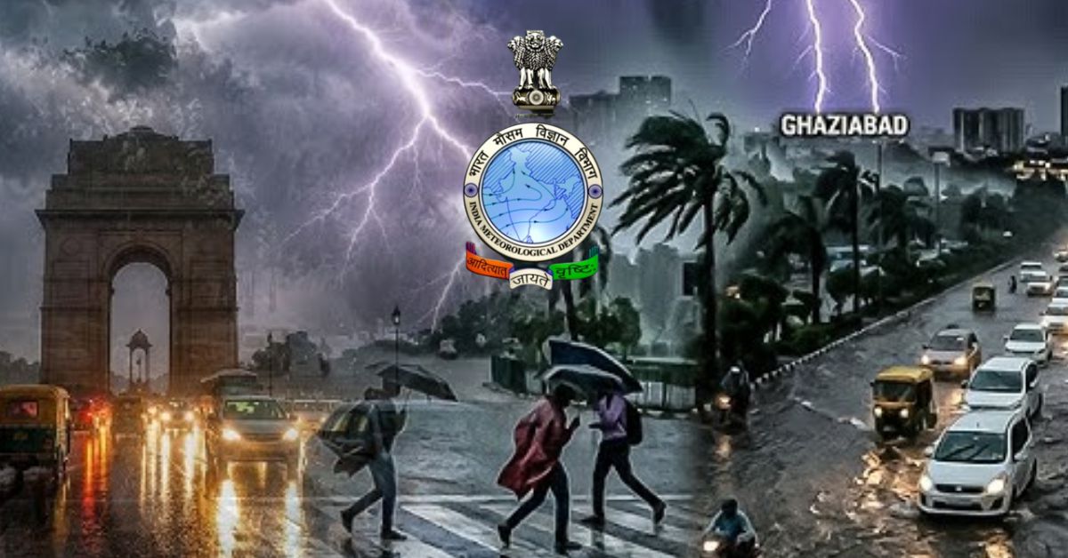 दिल्ली-UP समेत कई राज्यों में बदला मौसम, IMD ने बारिश और तूफान का अलर्ट जारी किया