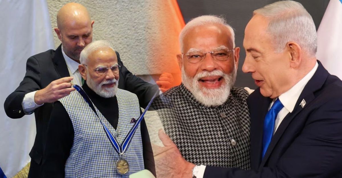  इजरायल दौरे पर PM मोदी का ऐतिहासिक संबोधन, नेतन्याहू संग शेयर की खास तस्वीर