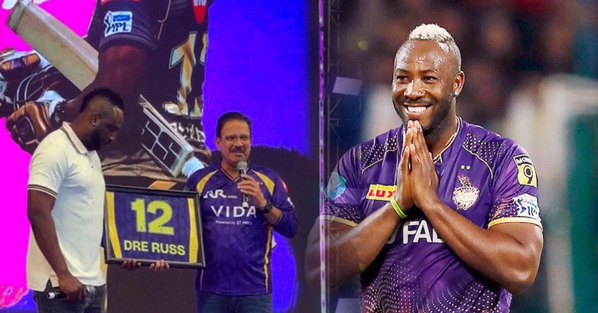 KKR ने आंद्रे रसेल की जर्सी नंबर 12 की रिटायर, जानें उनके शानदार IPL करियर की कहानी