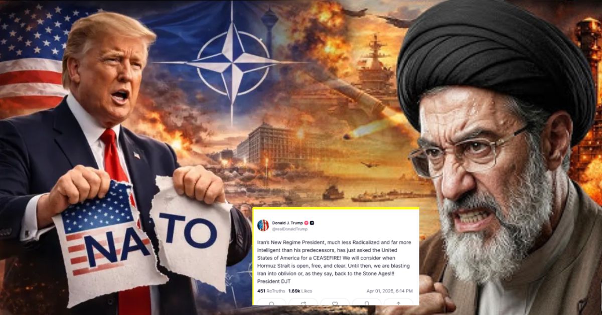 ट्रंप का ईरान पर बड़ा बयान: ‘सीजफायर की मांग की’, NATO को बताया ‘कागजी शेर’