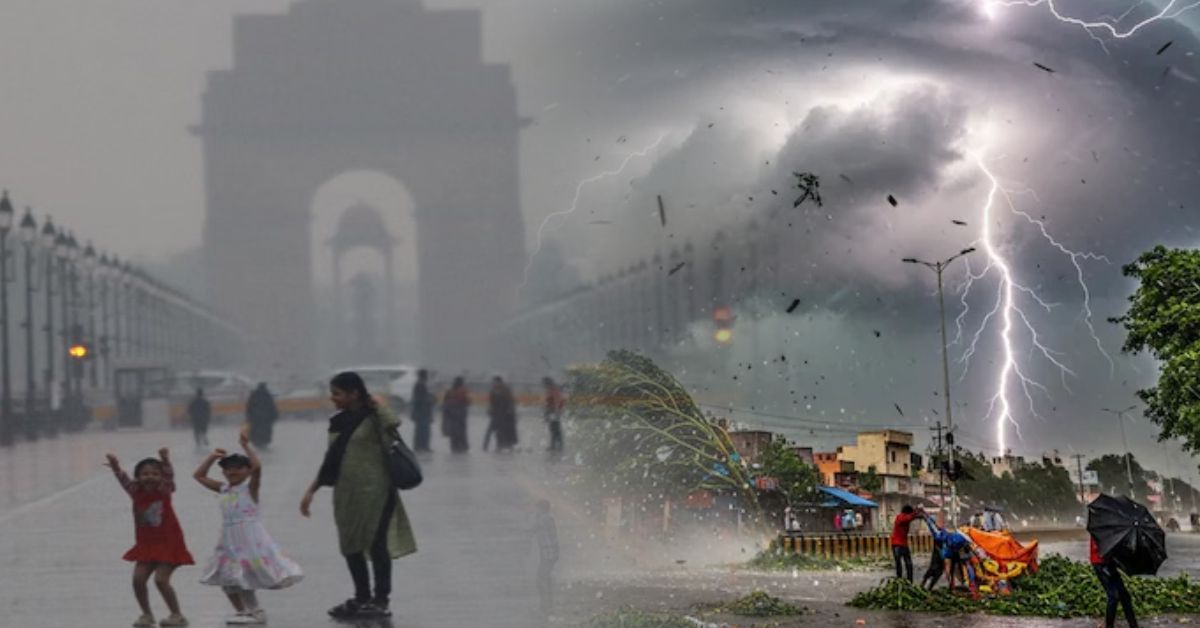 दिल्ली-एनसीआर में मौसम हुआ सुहावना, 4 जून तक बारिश और तेज हवाओं का अलर्ट