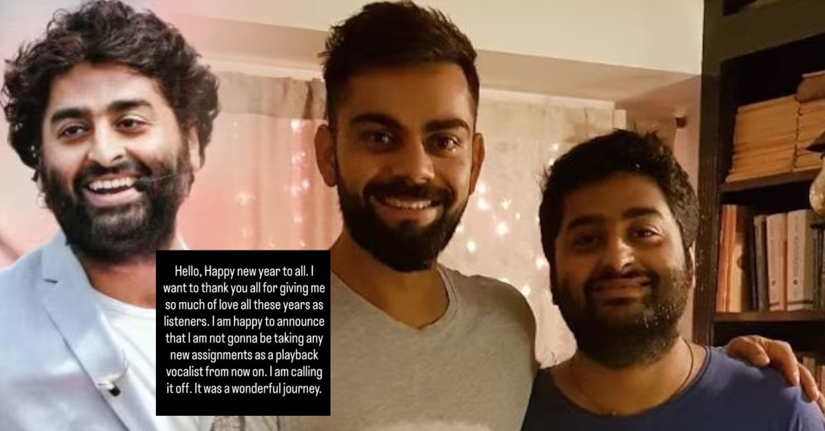 अरिजीत सिंह ने प्लेबैक सिंगिंग से लिया संन्यास: विराट कोहली के पुराने पोस्ट वायरल   