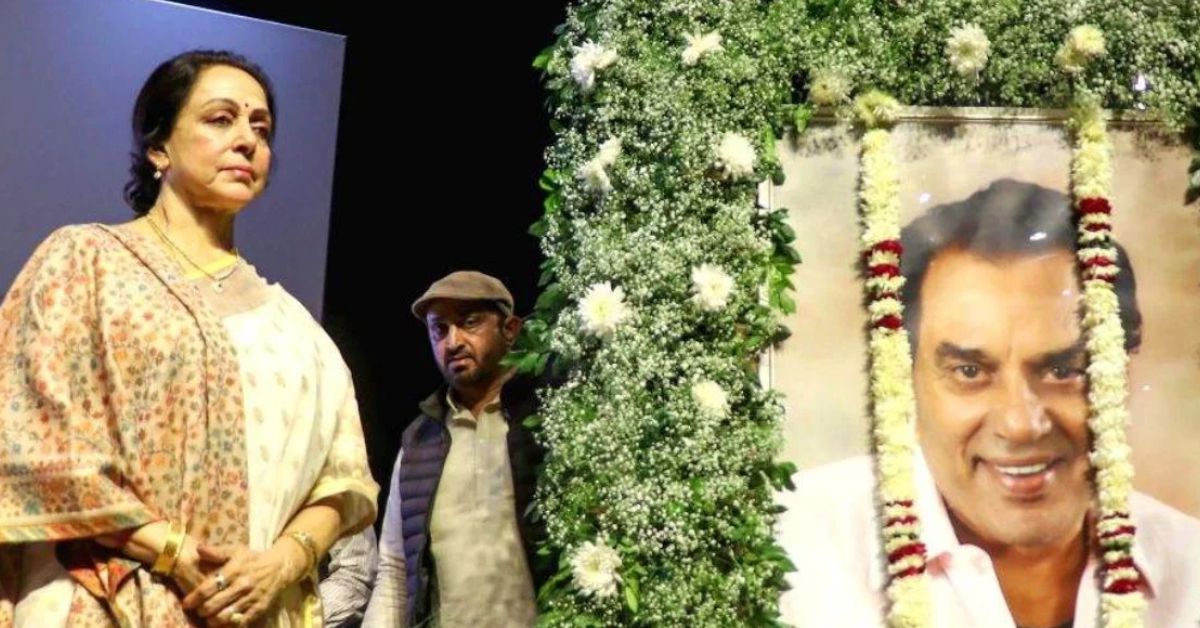 धर्मेंद्र की अलग-अलग प्रार्थना सभा पर हेमा मालिनी बोलीं: &ldquo;ये हमारे घर का पर्सनल मामला है&rdquo;