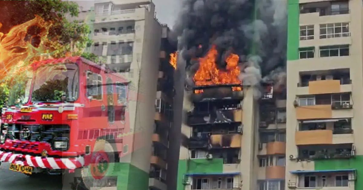 इंदिरापुरम के गौर ग्रीन एवेन्यू में भीषण आग: एसी ब्लास्ट से मची अफरा-तफरी, कई फ्लैट जलकर खाक