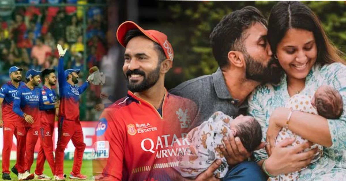 बेटी के जन्म के अगले दिन IPL ड्यूटी पर लौटे दिनेश कार्तिक, RCB ने खास अंदाज में किया स्वागत