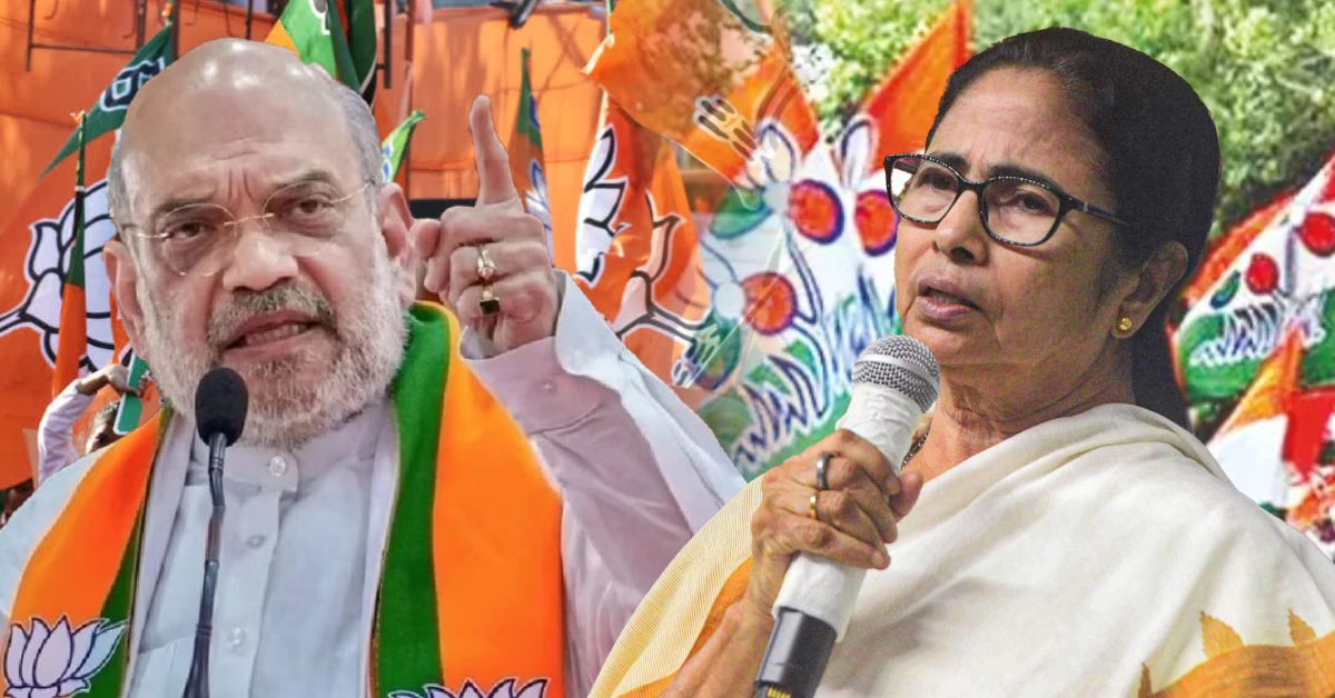 अमित शाह का ममता बनर्जी पर तीखा हमला, घुसपैठ और किसानों के मुद्दे पर साधा निशाना