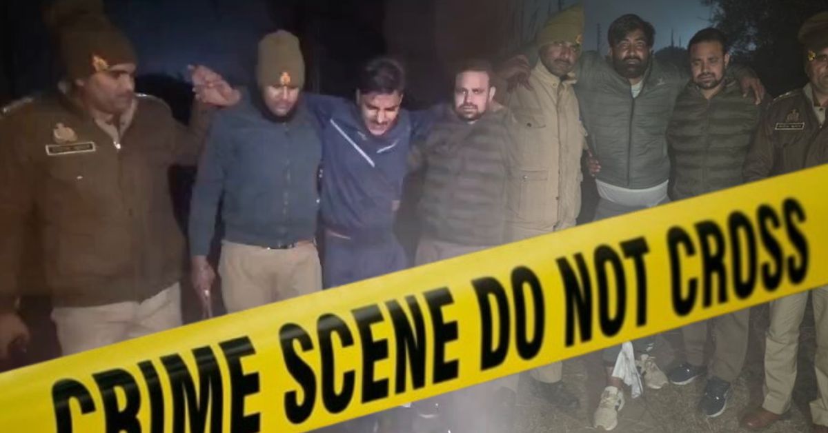 गाजियाबाद एनकाउंटर: 2 हत्यारे बदमाश पैर में गोली लगी