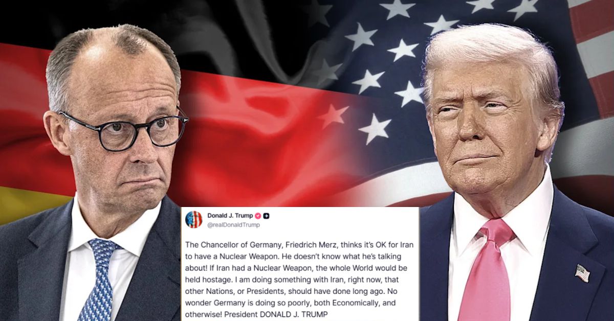 ट्रंप का जर्मनी पर बड़ा हमला: ईरान मुद्दे पर मर्ज के बयान से बढ़ा वैश्विक तनाव